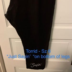 Torrid Leggings Sz 6